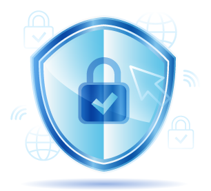 Security hand illustration